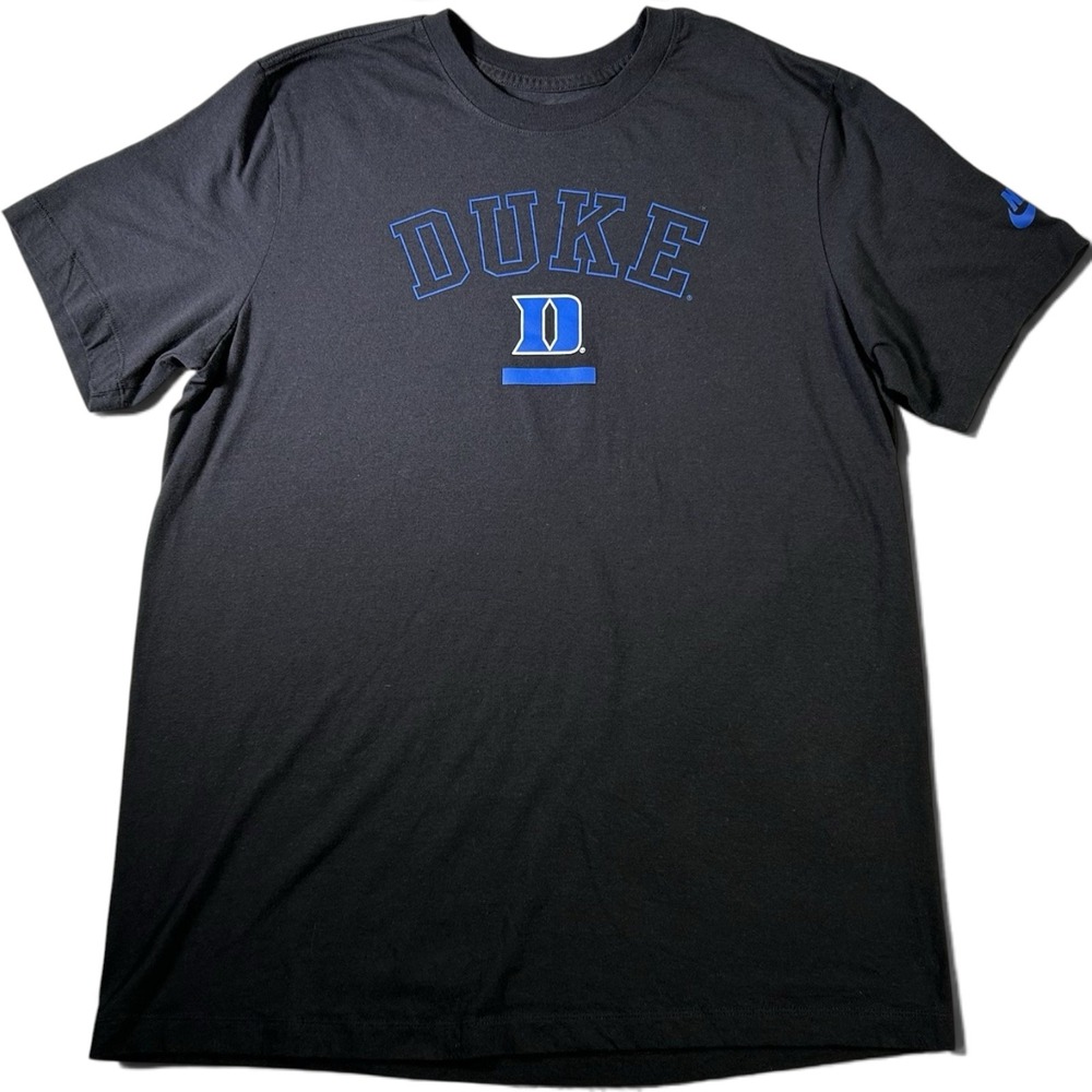 Nike Duke University Blue Devils NCAA Basketball T-Shirt Mens L Black 363277-00A